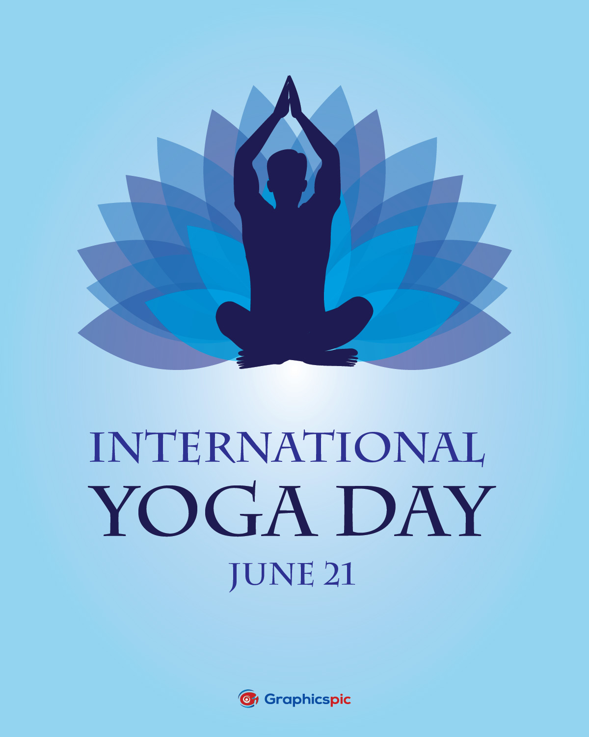 Vector illustration of international yoga day background -vector ...