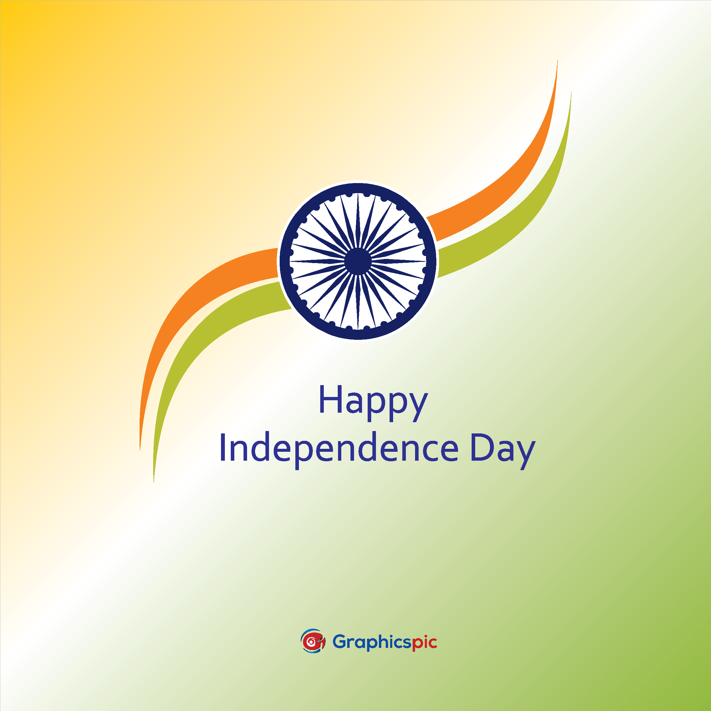 15th august, celebrate happy independence day of india background image –  Free Vector - Graphics Pic