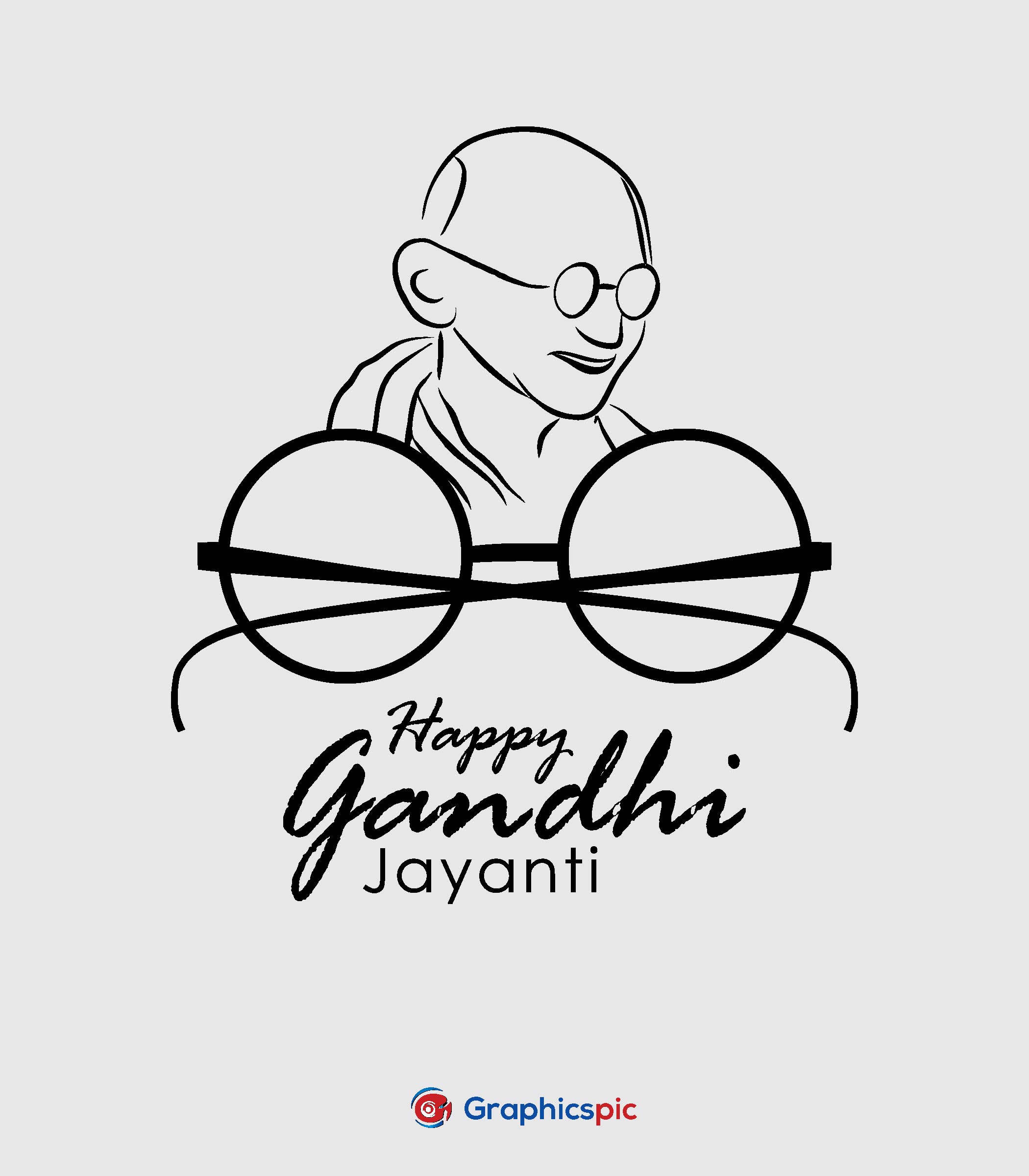 Background for Happy Gandhi Jayanti-Birthday – free vector - Graphics Pic