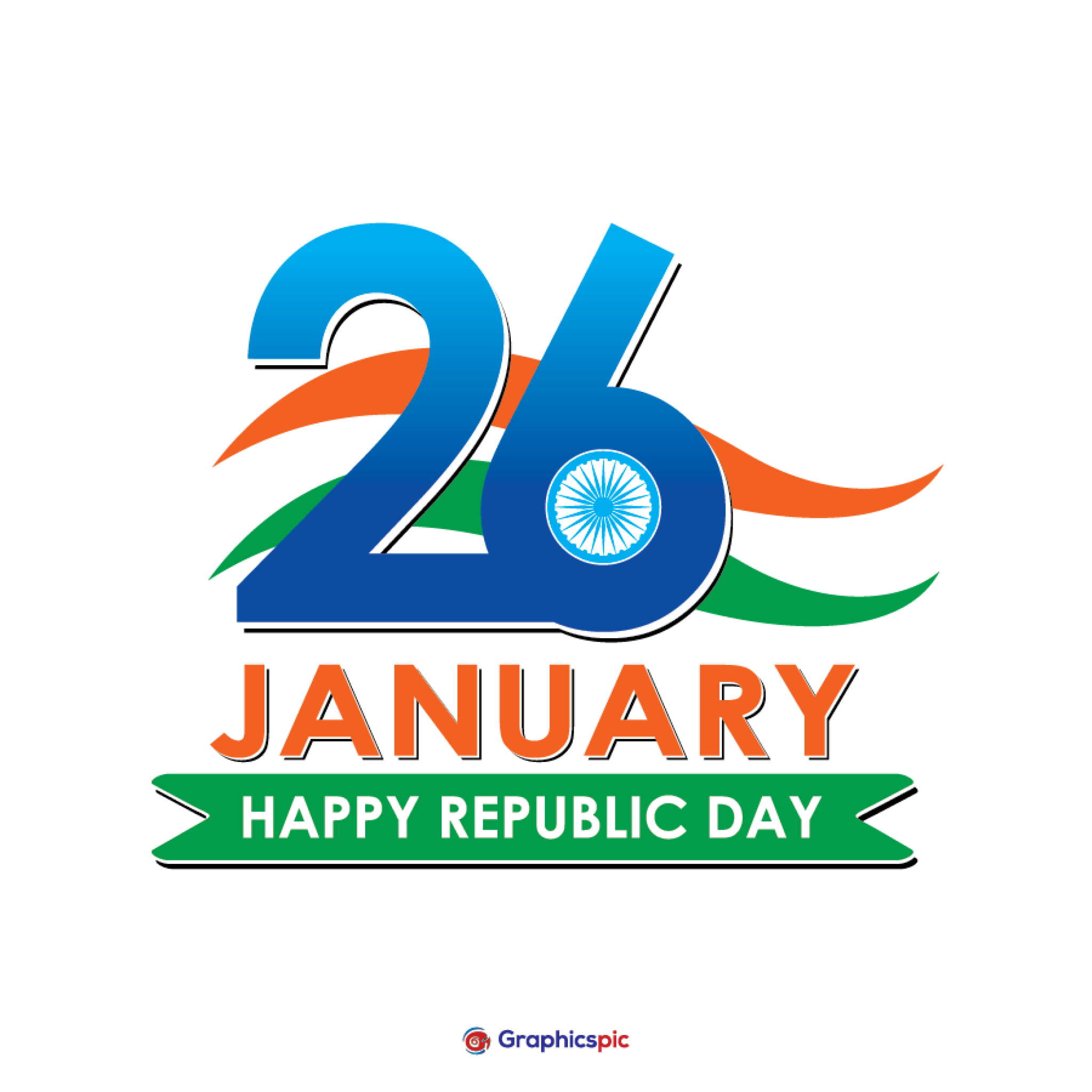 26 January Indias Republic Day Vector Design Free Vector Graphics Pic