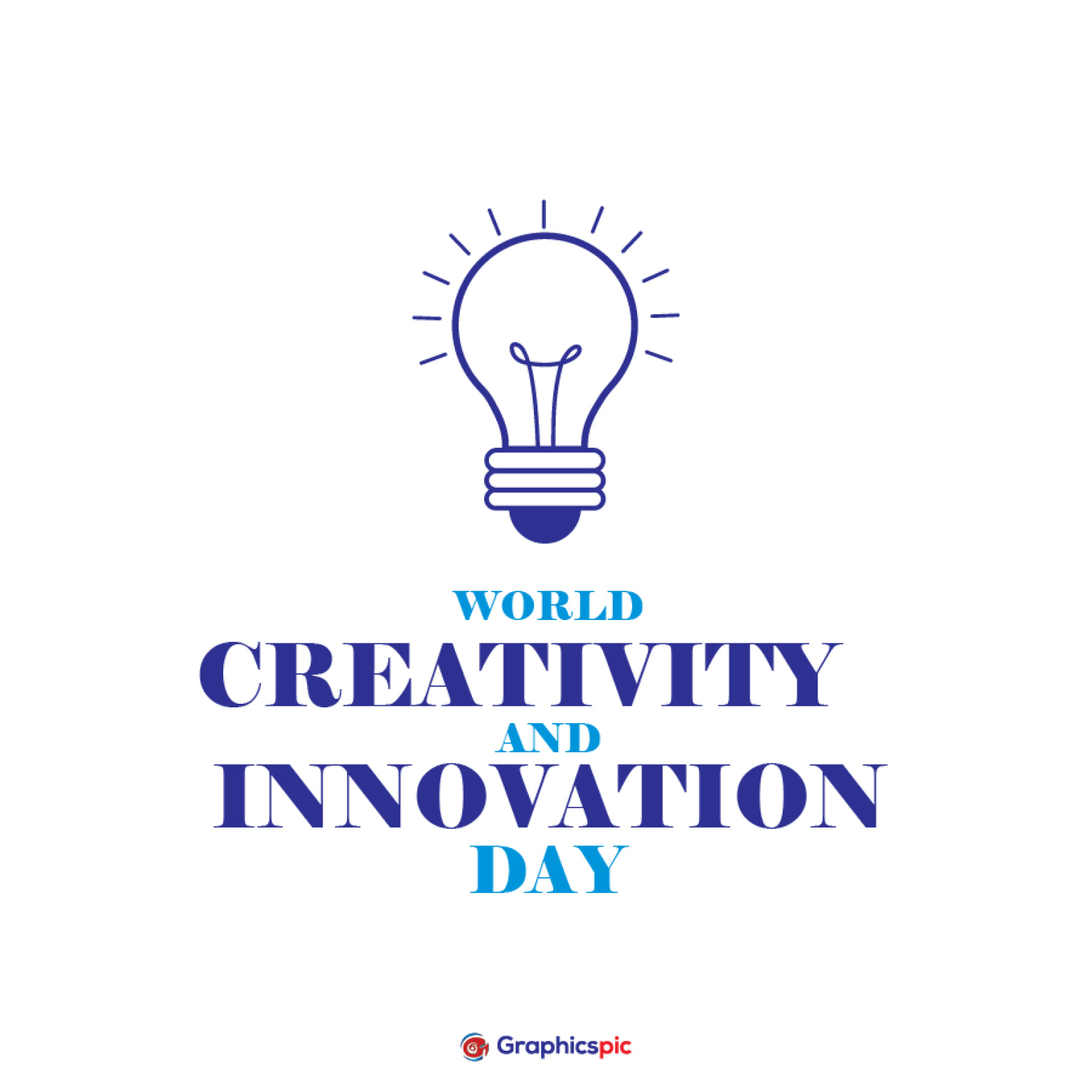 World Creativity And Innovation Day Vector Design Illustration For