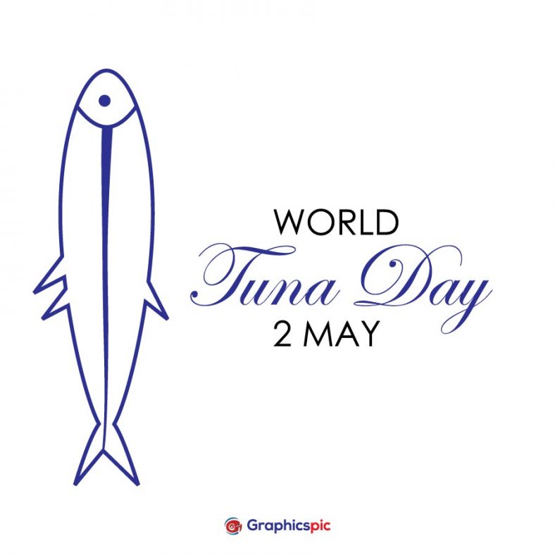 World Tuna Day 2 may symbol – free vector - Graphics Pic