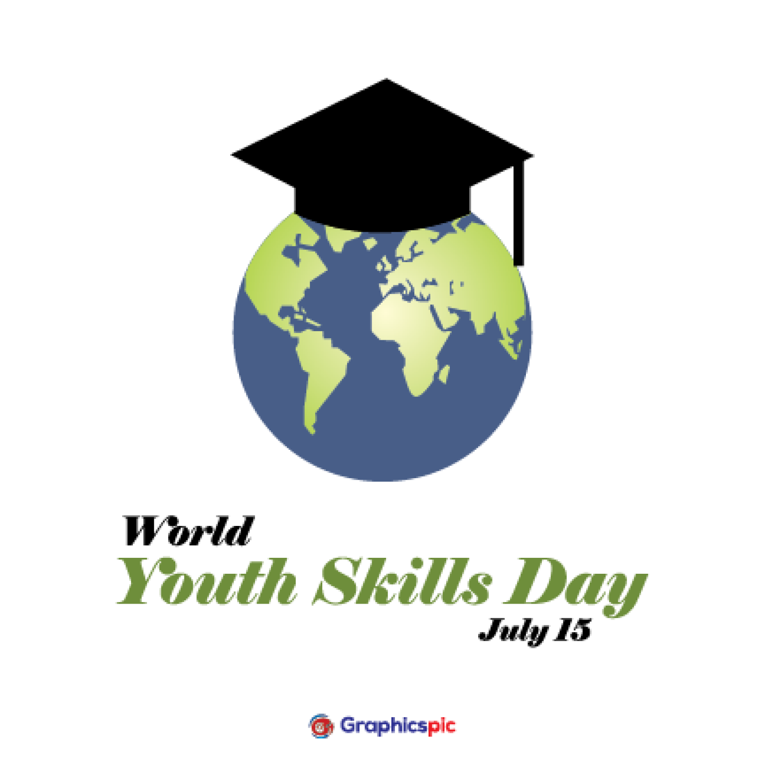 World youth skills day vector image - free vector - Graphics Pic