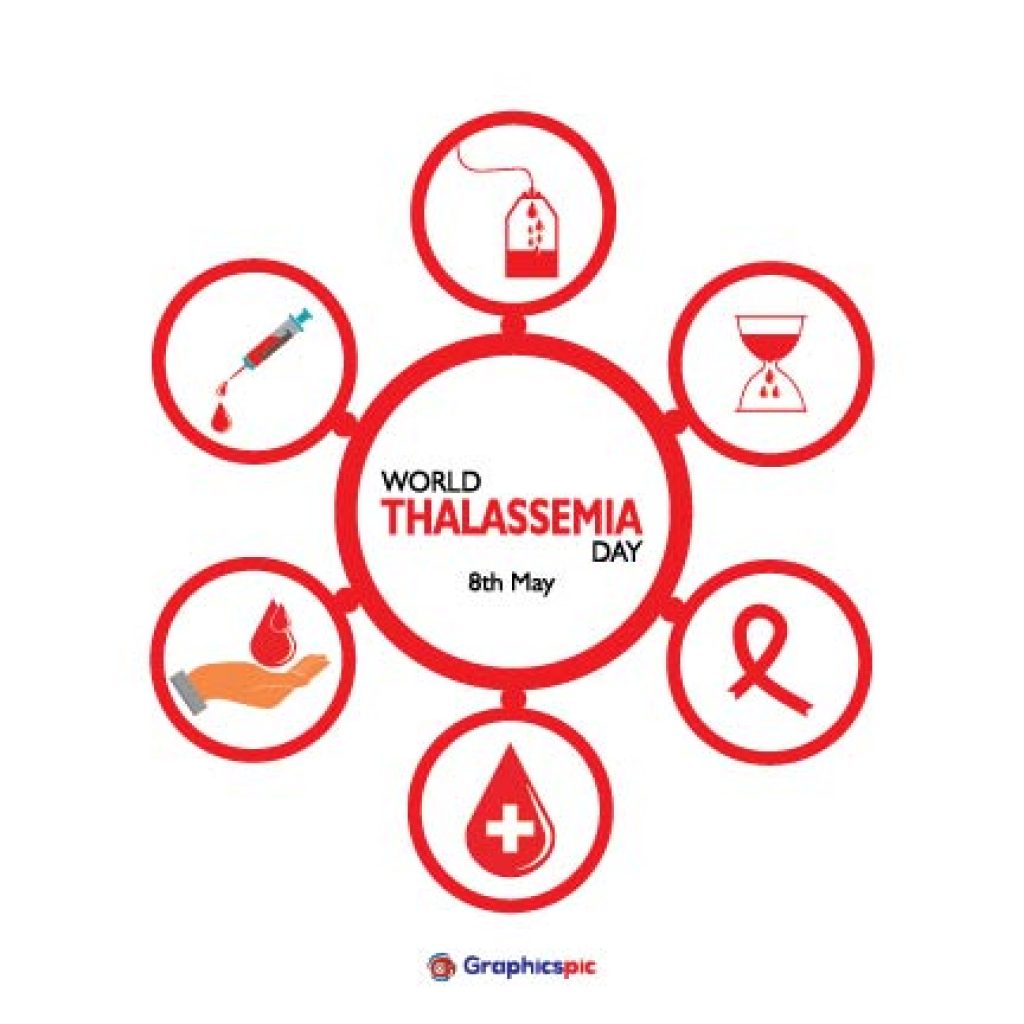 Vector Illustration of World Thalassemia Day High Resolution