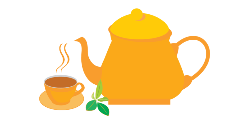 Vector illustration of Tea cup – Free Vector