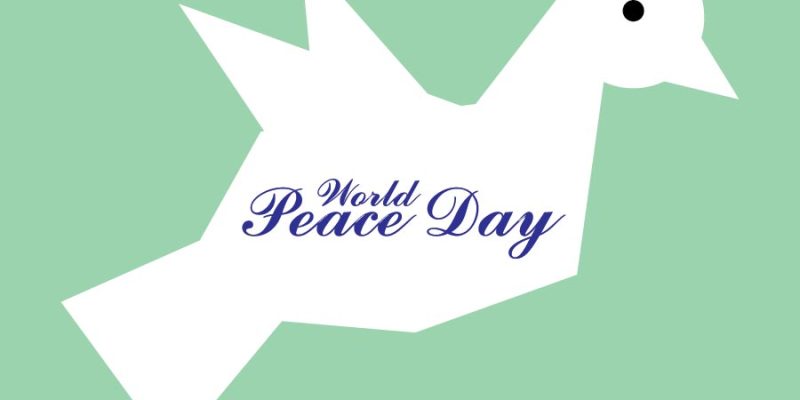 International peace day origami dove – Free Vector