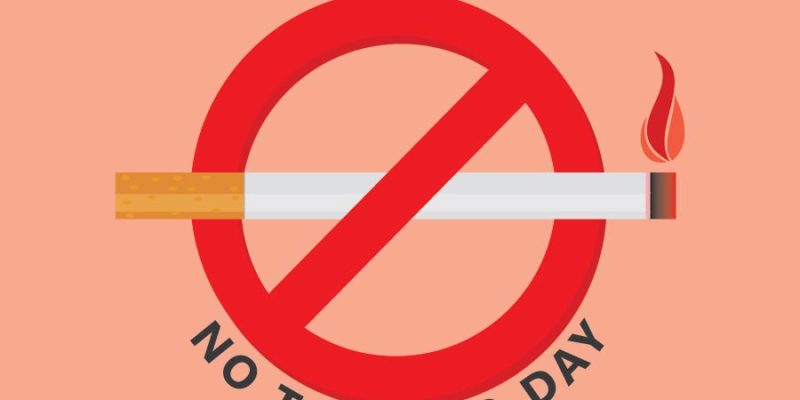 World no tobacco day with a cigarette illustration image – Free Vector