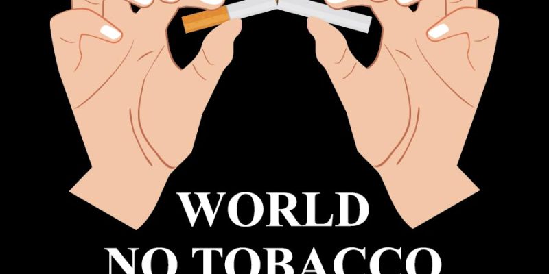 World no tobacco day with a cigarette, 31 May – Free Vector