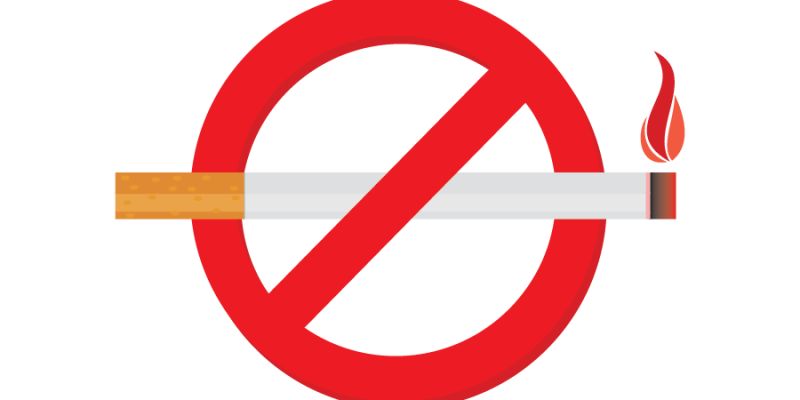 No smoking realistic cigarette sign symbol – Free Vector