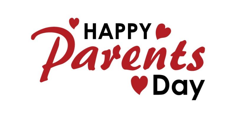 Happy Parents Day Typography – free vector