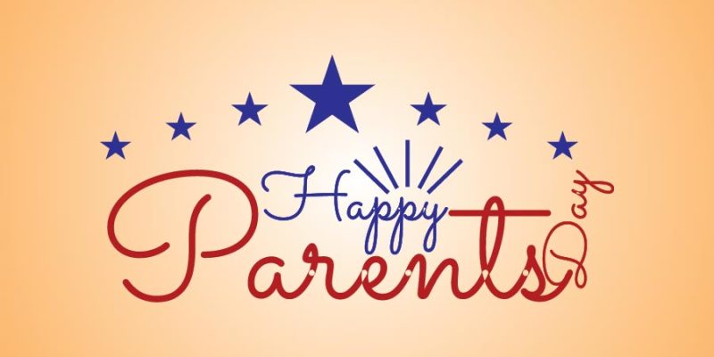 Happy Parents Day typography Design Background – free vector