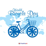 Find free World Bicycle Day Graphics Resources Stock Photos, Graphics, Vectors, Illustrations, Icons & png download free by graphicspic.com