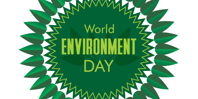 Vector illustration of world environment day design icon – Free Vector