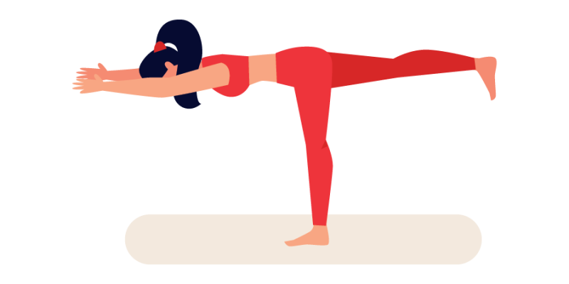 Flat design of women doing sport exercises yoga day – Free Vector