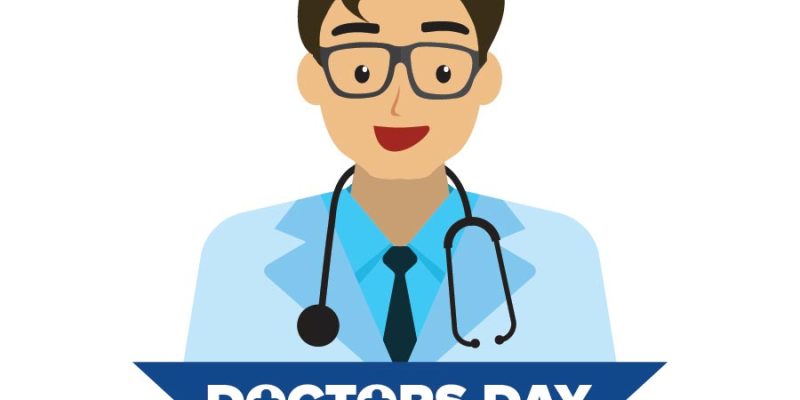 Doctors day with doctor illustration vector image, picture & photo – free vector