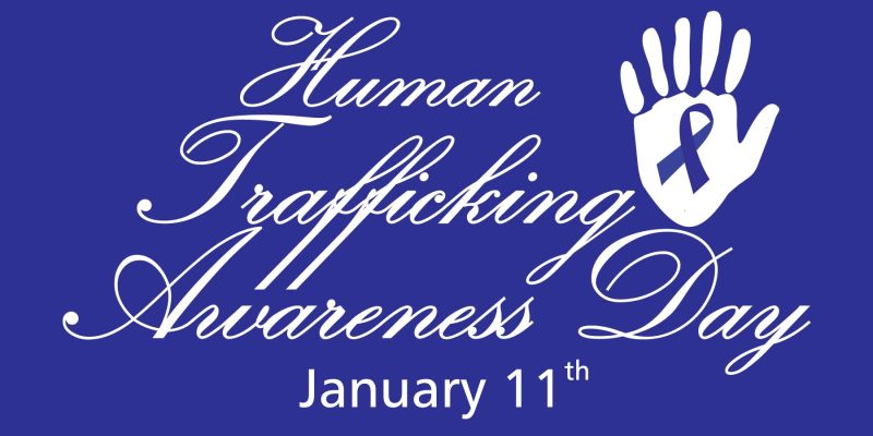 National Human trafficking Awareness Day poster photo illustration – free vector