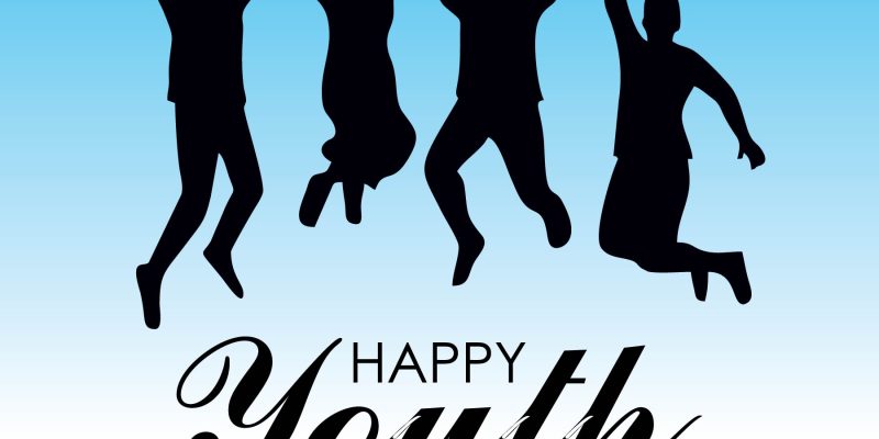 Happy Youth Day illustration image – free vector