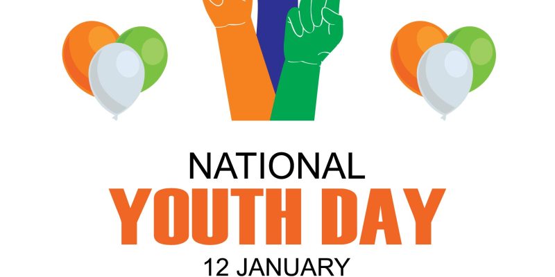 Vector graphic of national youth day good for national youth day celebration illustration – free vector