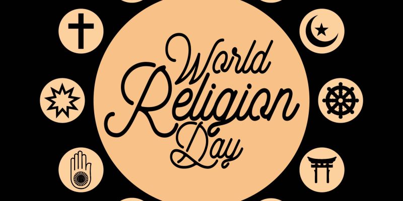 World Religion Day Template illustrationn for background – free vector