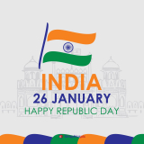 Indian Republic Day 26 January | Stock Photos, Graphics, Vectors, Illustrations, Background, Icons, Symbol & png by Graphics Pic