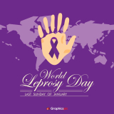 World Leprosy Day in January| Stock Photos, Graphics, Vectors, Illustrations, Background, Icons, Symbol & png by Graphics Pic