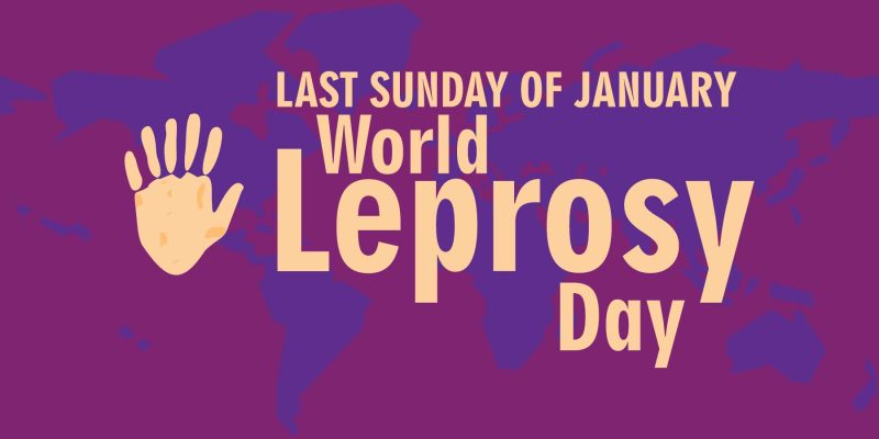 World leprosy day poster vector image – free vector