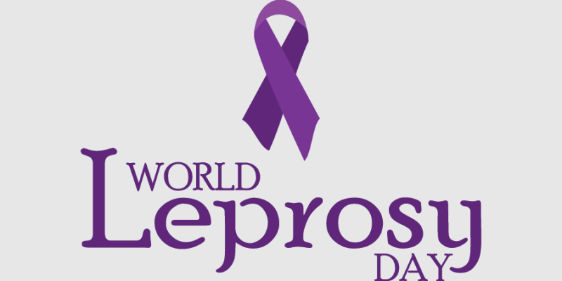 Vector illustration on the theme of World Leprosy Day typography poster design photo – free vector