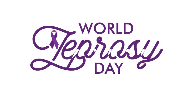 World Leprosy Day is observed on the last Sunday in January with purple ribbon. Medical concept vector for flyer, post, banner typography illustration – free vector