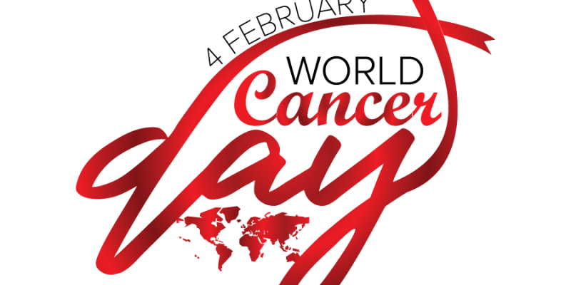 Vector illustration of 4 february world cancer day  with world map symbol pik – free vector