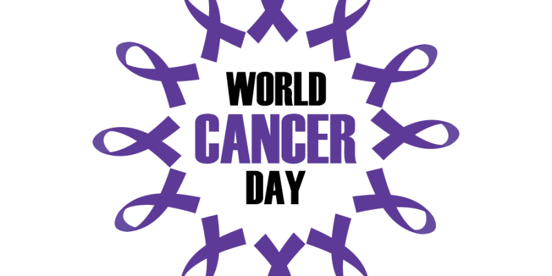 World cancer day text, awareness ribbons isolated over white background poster design picture – free vector