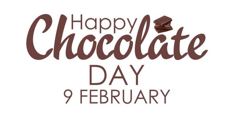 Happy Chocolate Day February 9 Creative Design Greetings Card pic – Free Photo