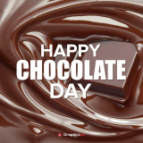 Happy Chocolate Day February 9 | Stock Photos, Graphics, Vectors, Illustrations, Backgrounds, Icons, Symbol & png by Graphics Pic