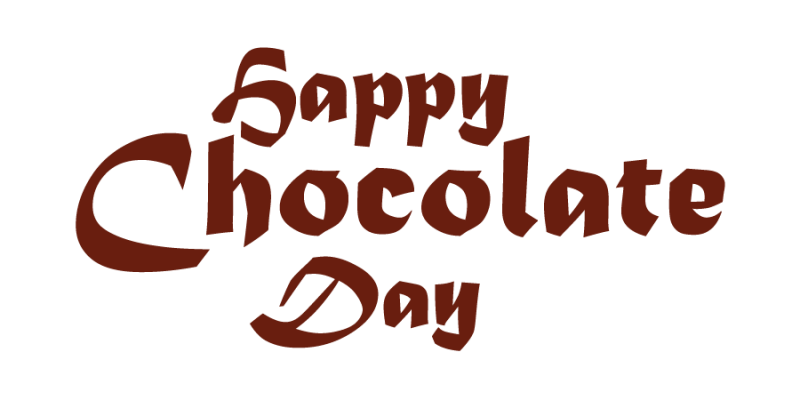 Vector illustration happy chocolate day February 9 poster design – free vector