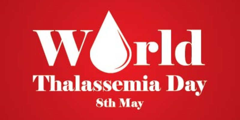 Vector illustration on theme of the world thalassemia day 8th may background – free vector