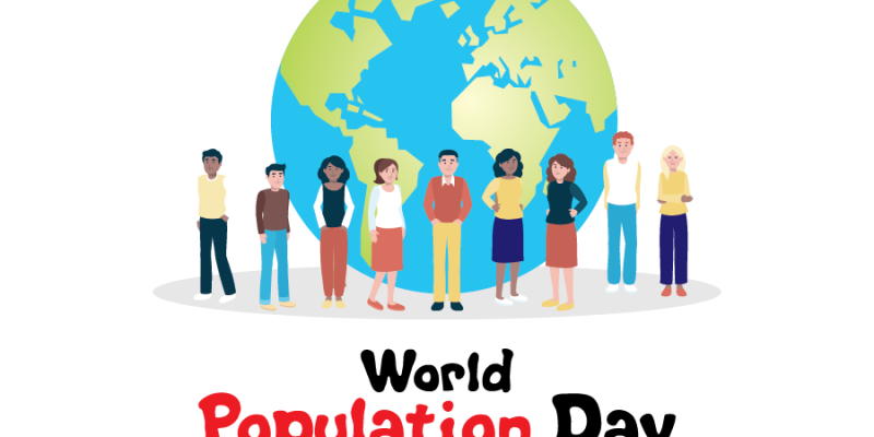 Illustration,Poster and banner design Of World Population day – Free vector