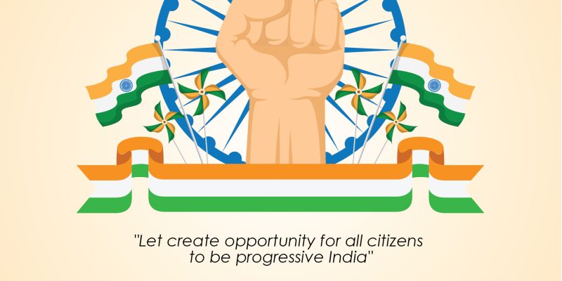Representative design for Happy republic day, 26 January Free Vector
