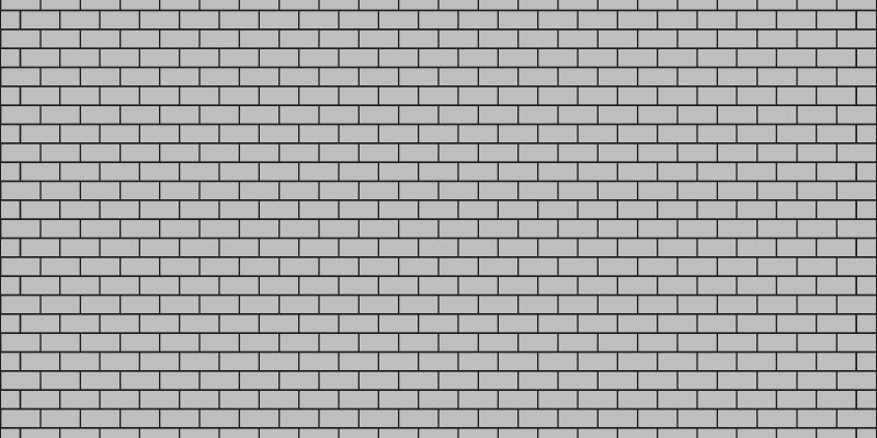 Gray brick pattern texture background – free vector