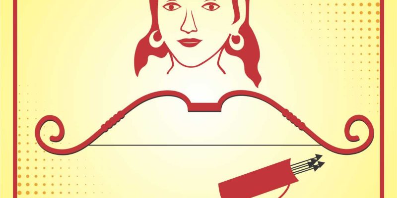 Illustration vector for Happy Rama Navami with Yellow Background – Free vector