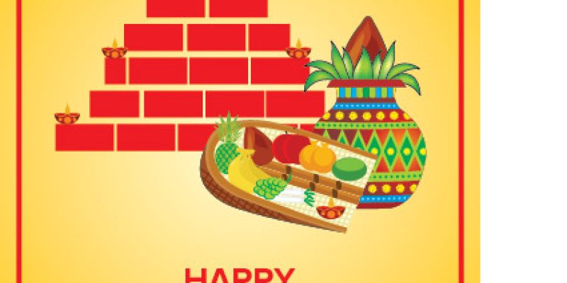 Happy chhath puja greetings – free vector