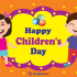 Floating children dream on childrens day – free vector
