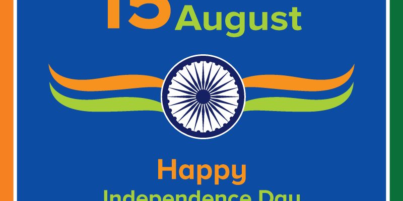 15th august, happy independence day background design illustration image  – Free Vector