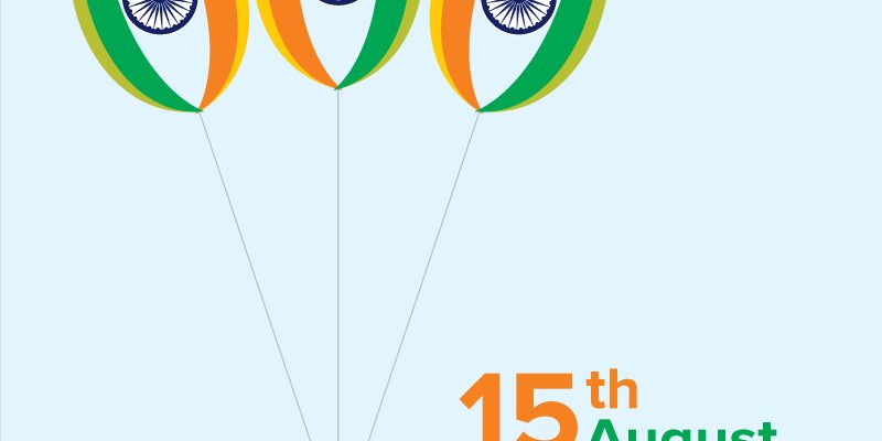 15th august, Indian independence day  – Free Vector