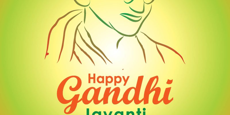 Background for Happy Gandhi Jayanti – free vector