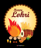 Happy Lohri festival of Punjab India | Stock Photos, Graphics, Vectors, Illustrations, Background Icons & png