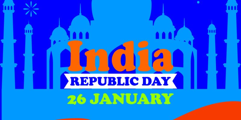 India republic day post Design – free vector