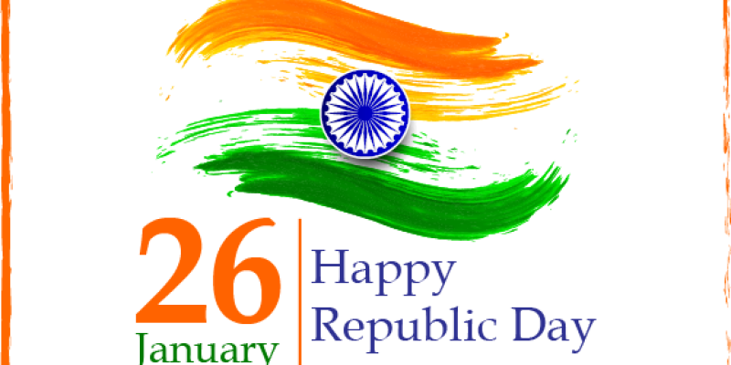 Creative Happy Republic Day of India 26 January – free vector