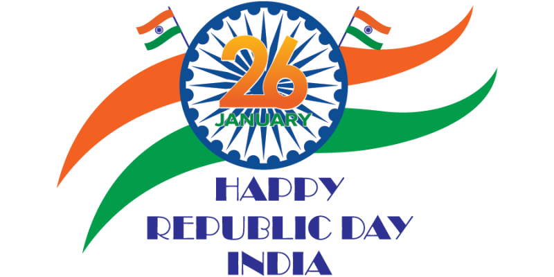 Happy republic day India – free vector