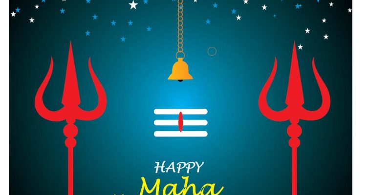 Beautiful decorative background on the theme of Maha Shivratri illustration pik – free vector