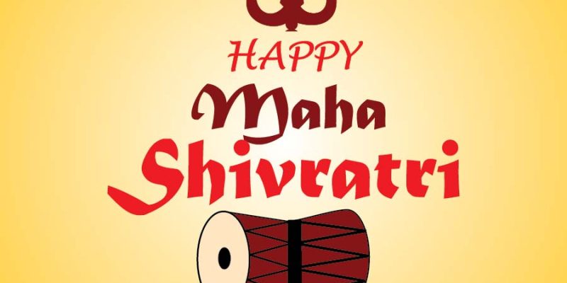 Vector  background for Happy maha shivratri hindu traditional  festival post – free vector