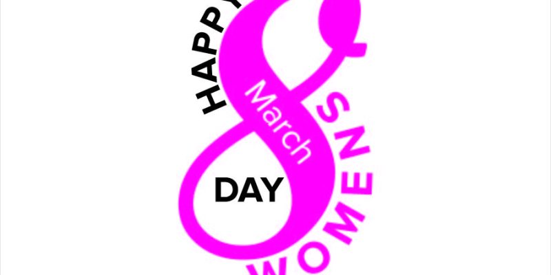 Happy women’s day, 8th March – free vector